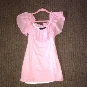 Vanessa Mooney ruffle sleeve dress